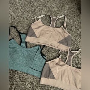 Lot of 3 Auden Nursing Bras Size Large Good Condition